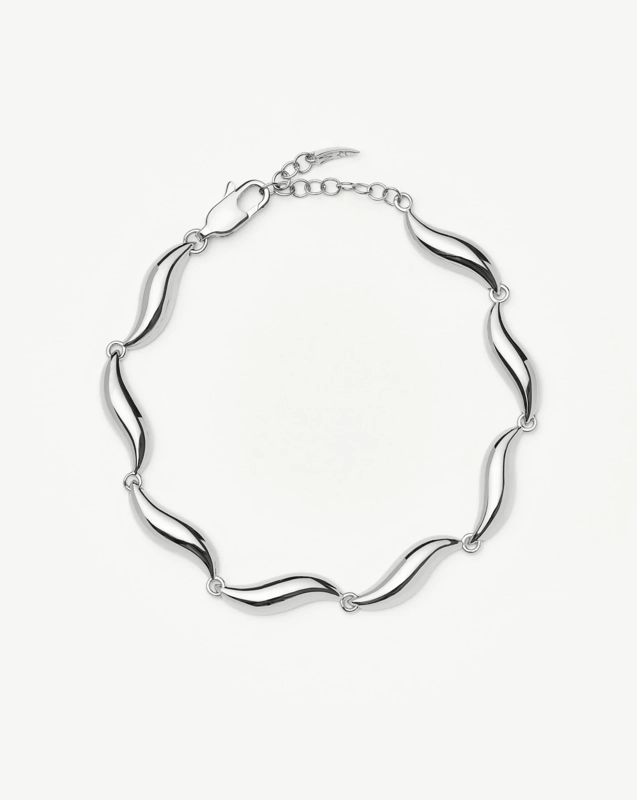 Savi Signature Link Chain Bracelet | Silver Plated