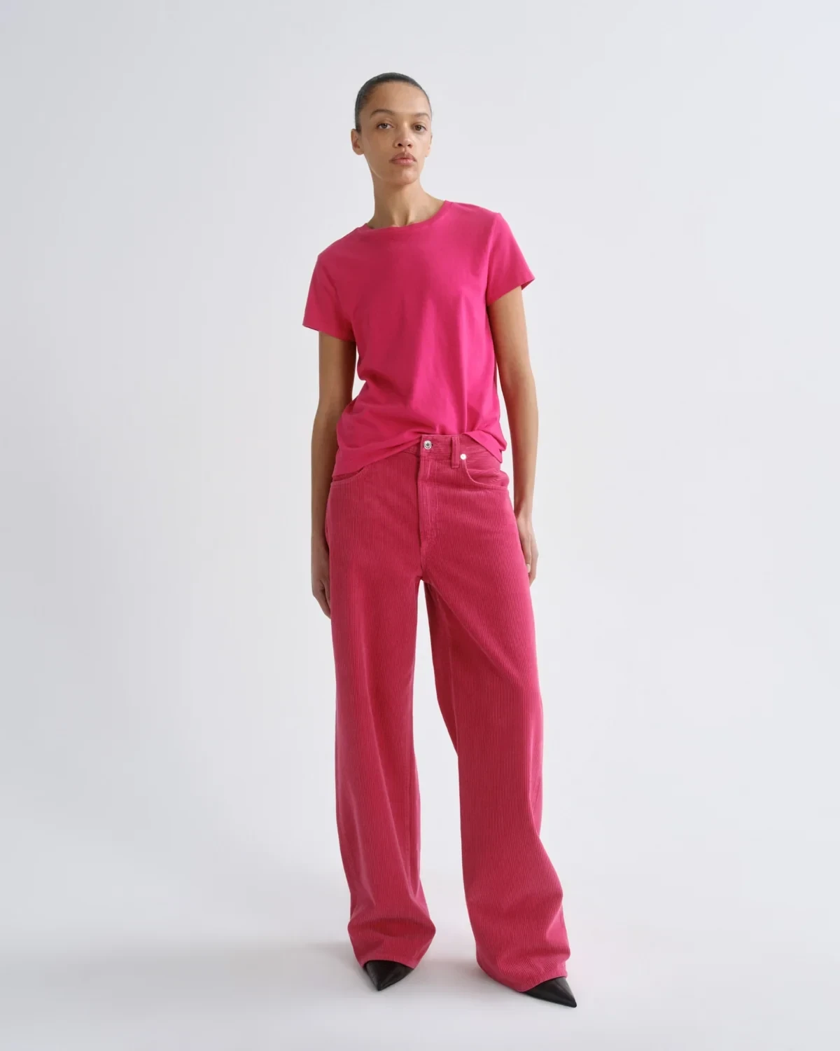 Low Curve Jean (Corduroy) in Cerise