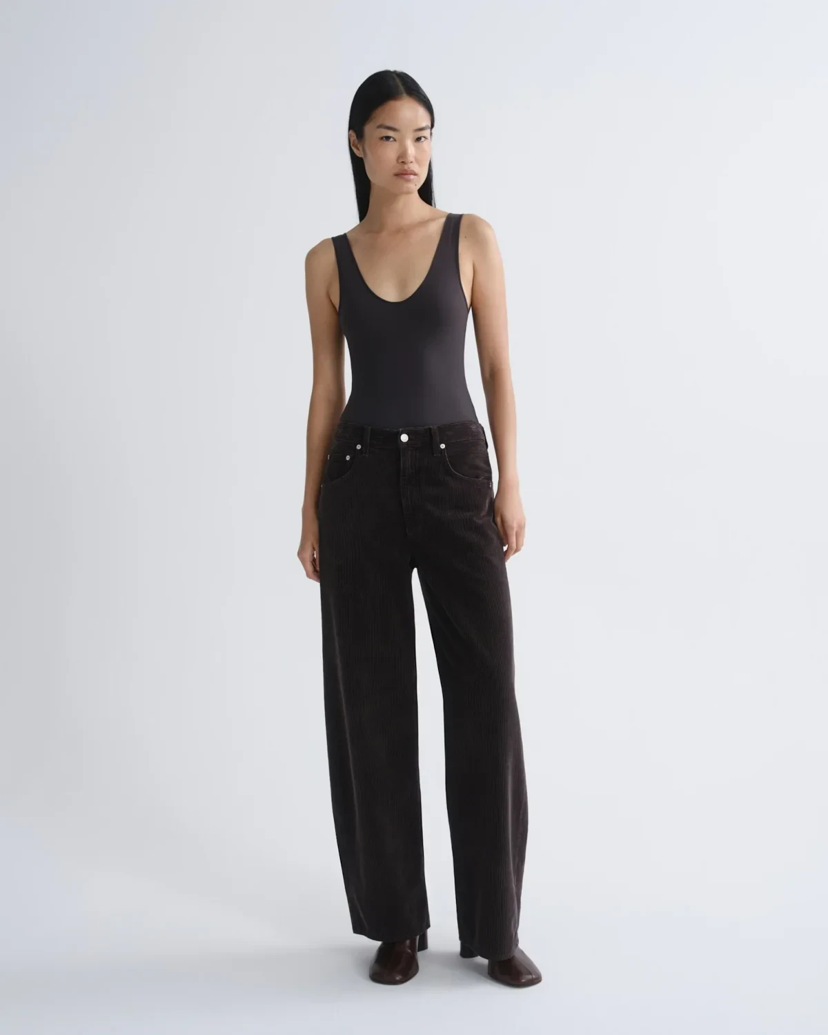 Low Curve Jean (Corduroy) in Forge