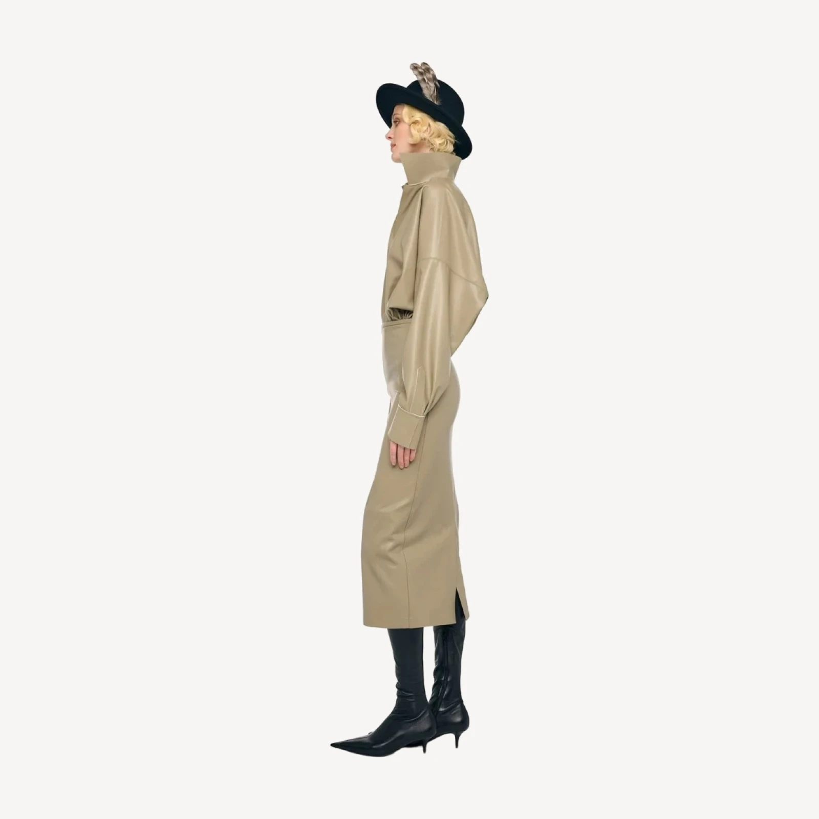 STRAIGHT SKIRT TO MIDCALF