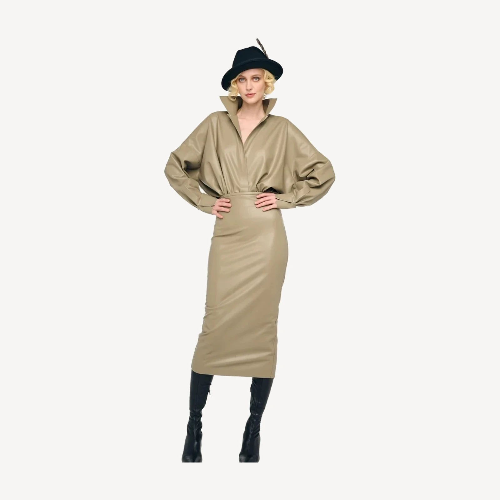 STRAIGHT SKIRT TO MIDCALF