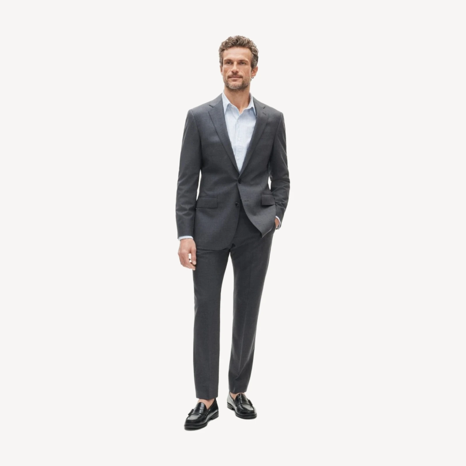 Ludlow Traveler Slim-fit suit jacket in Italian stretch wool blend