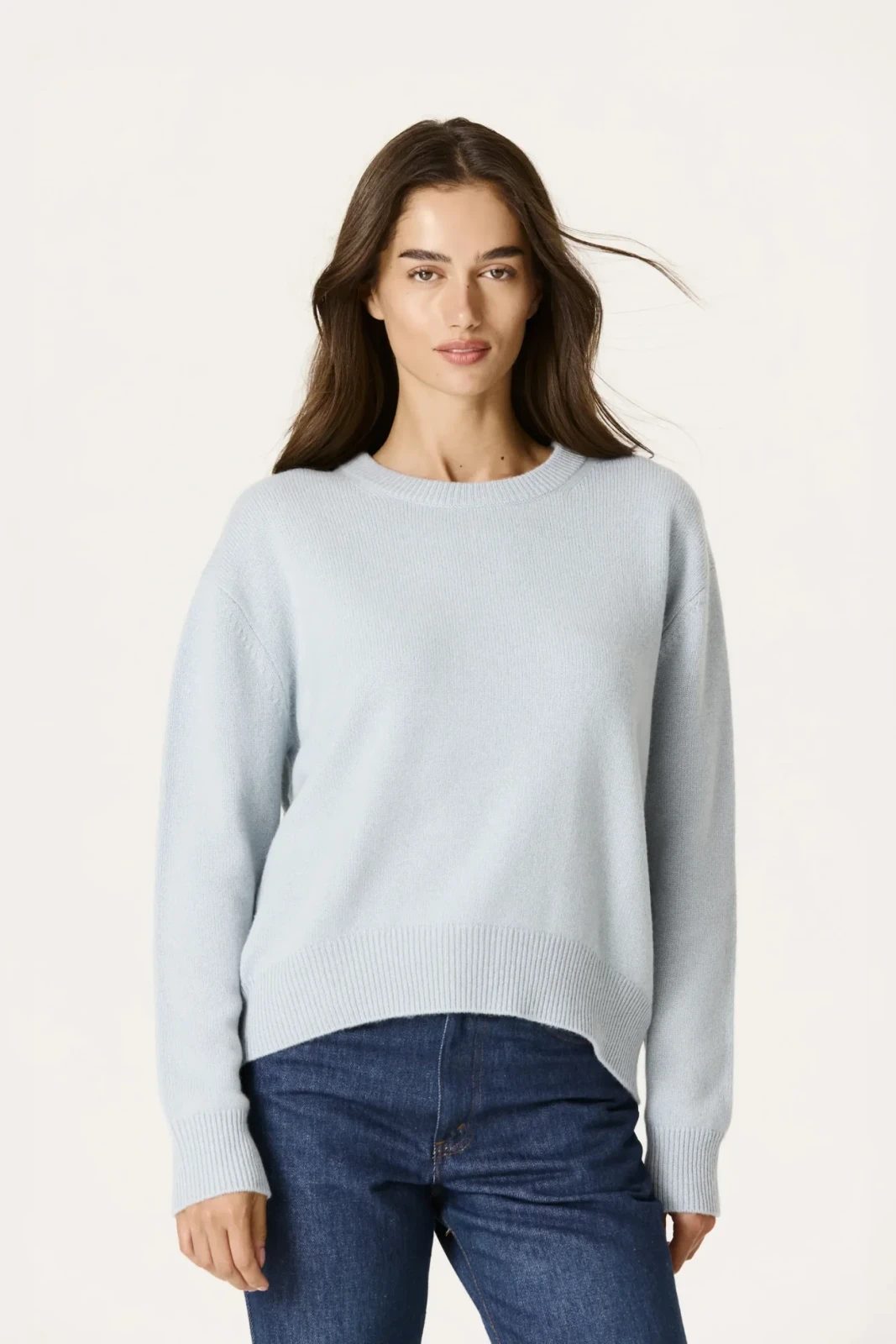 KAIA CASHMERE SWEATER - ROCOCO BLUE