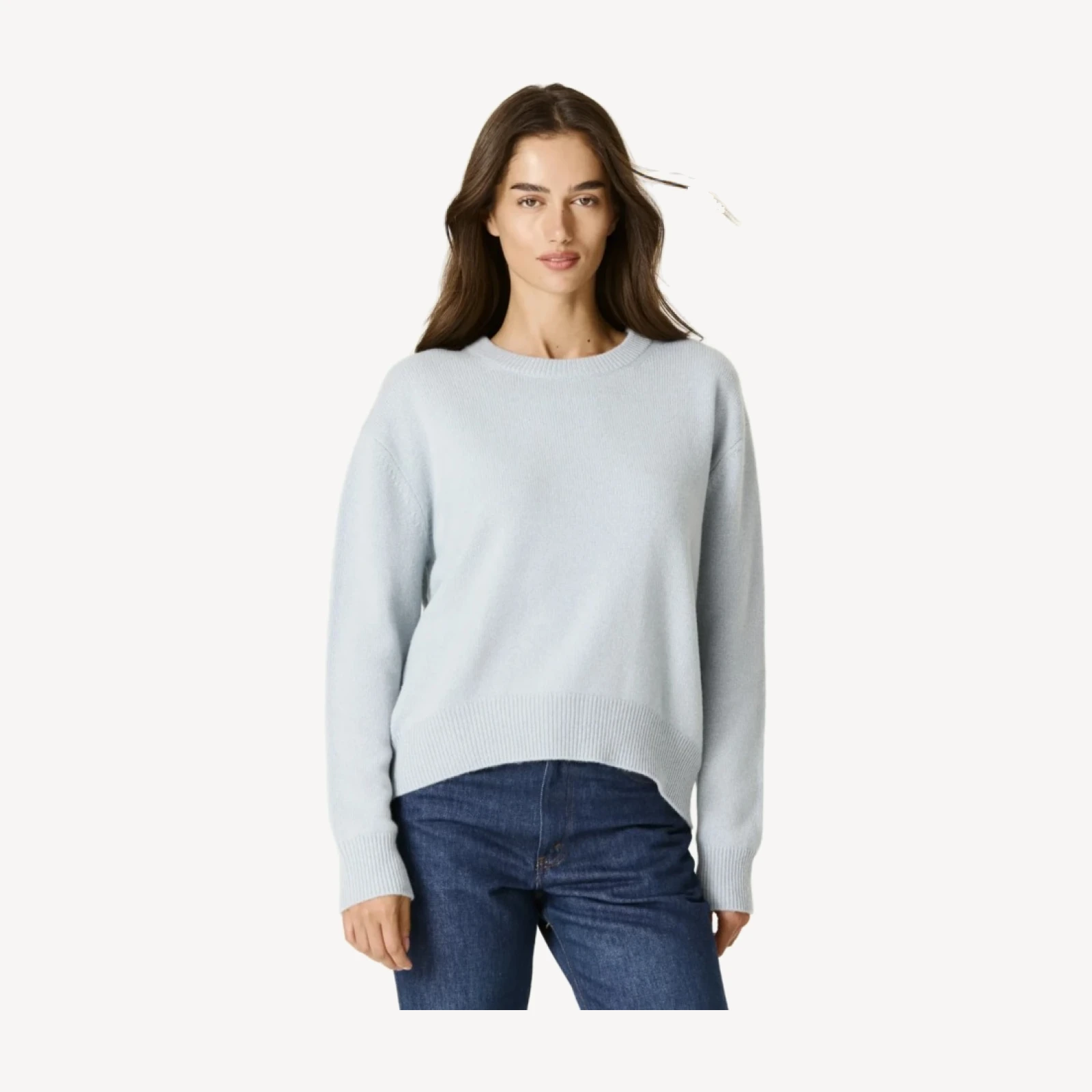 KAIA CASHMERE SWEATER - ROCOCO BLUE