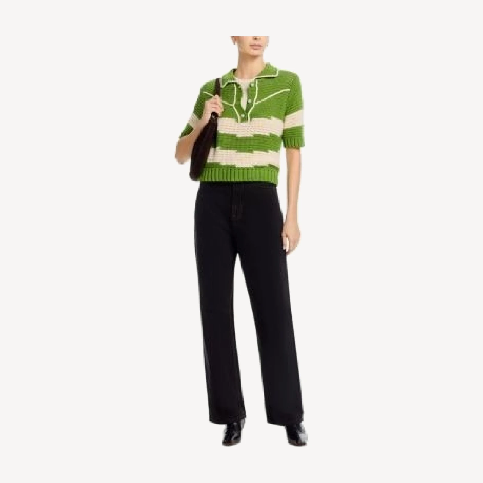 Mother The Short Sleeve Racquette Sweater