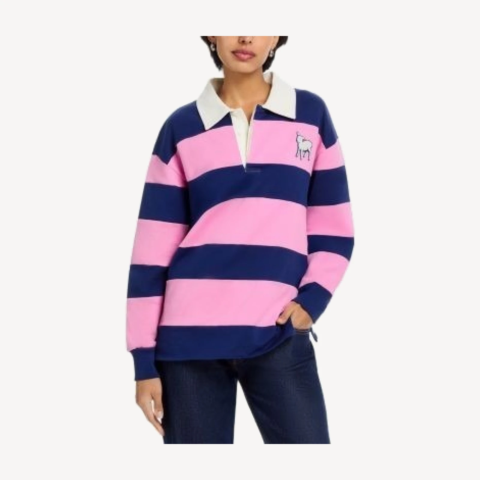 Mother The Piece Huddle Rugby Shirt