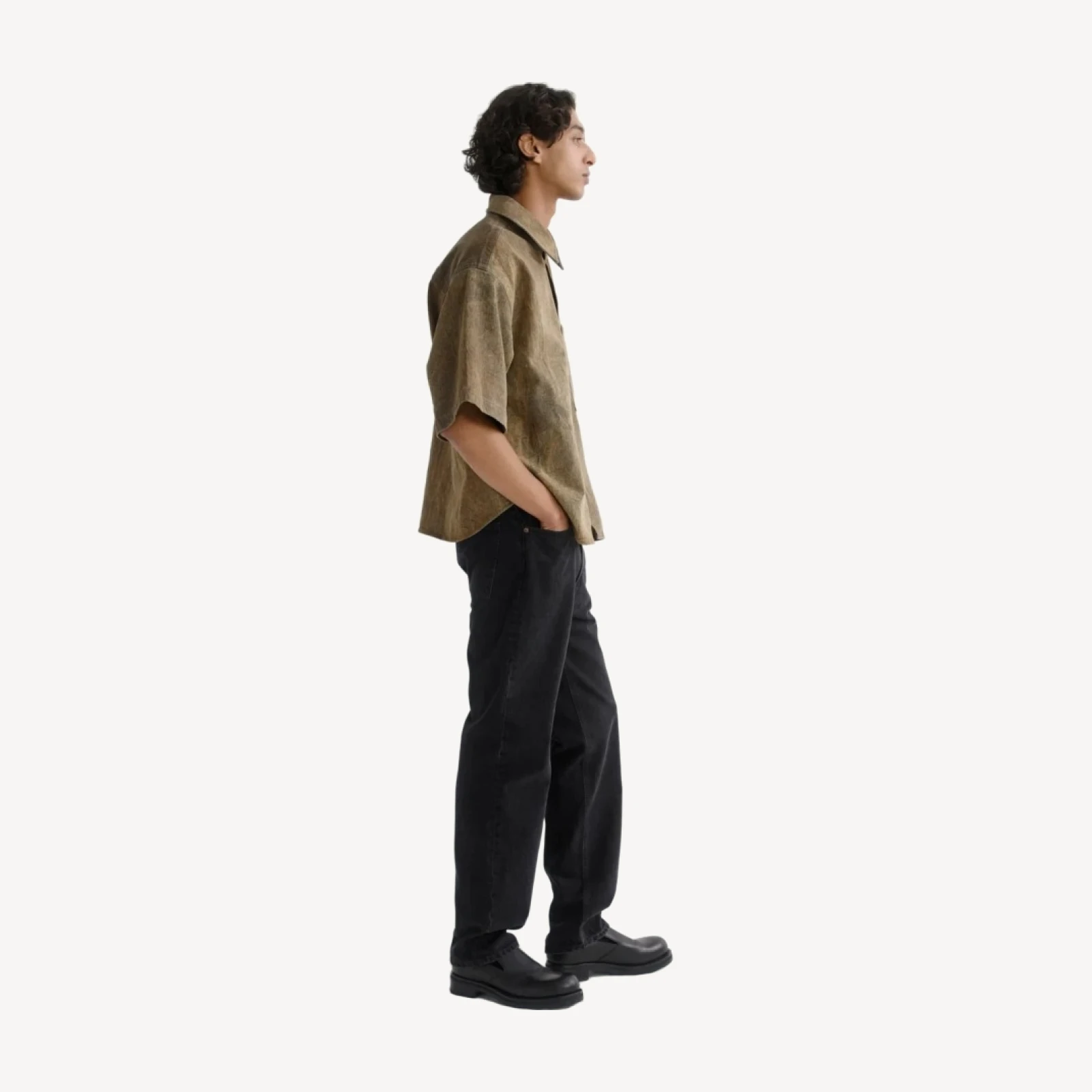 Watson Shirt (Comfort Stretch) in Bark