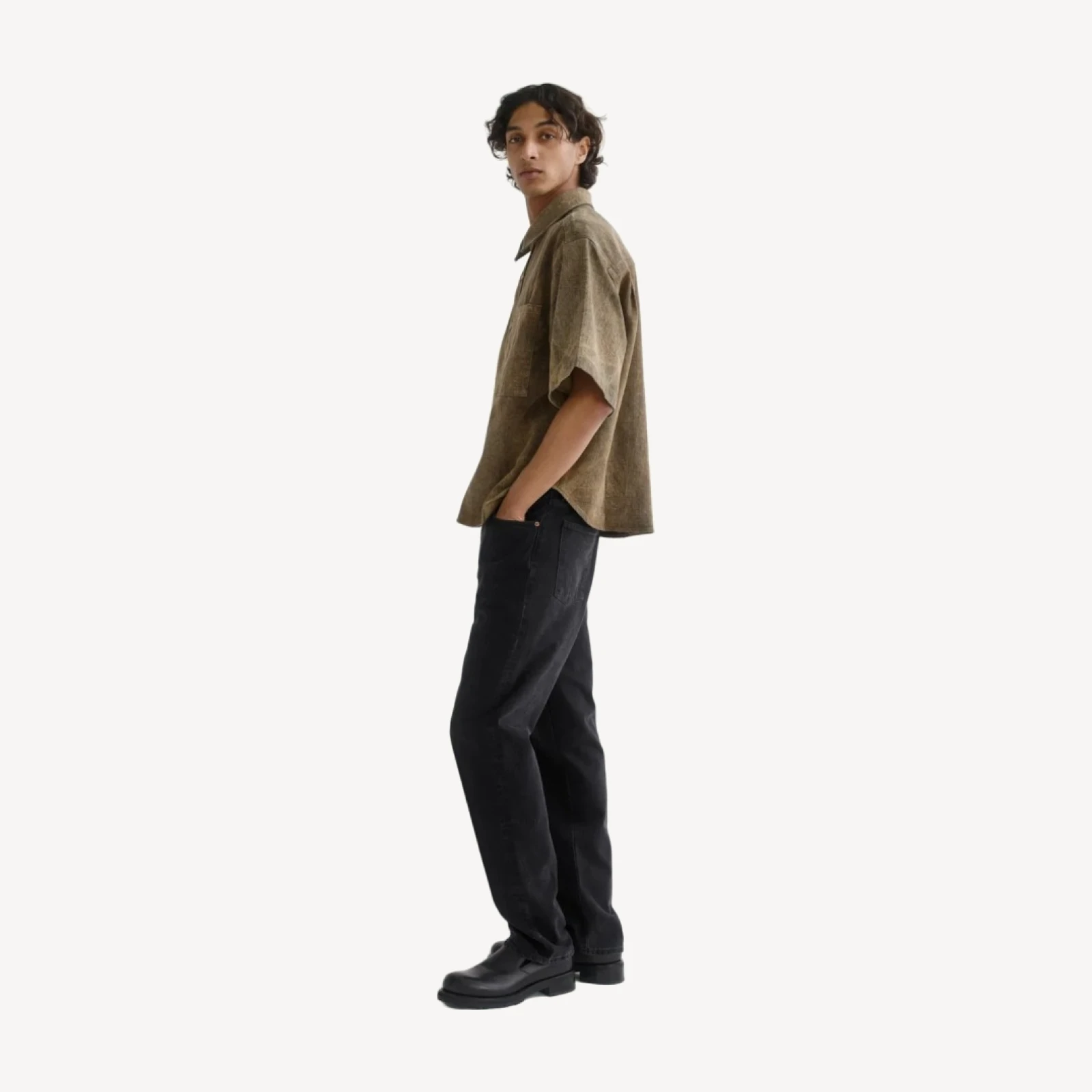 Watson Shirt (Comfort Stretch) in Bark