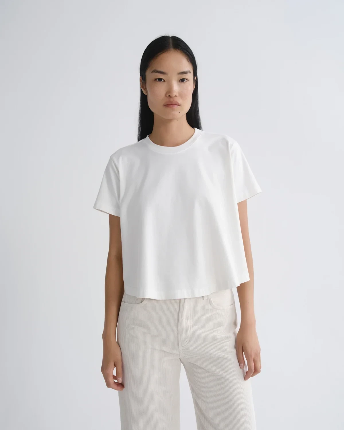 Marina T-Shirt in White Ash