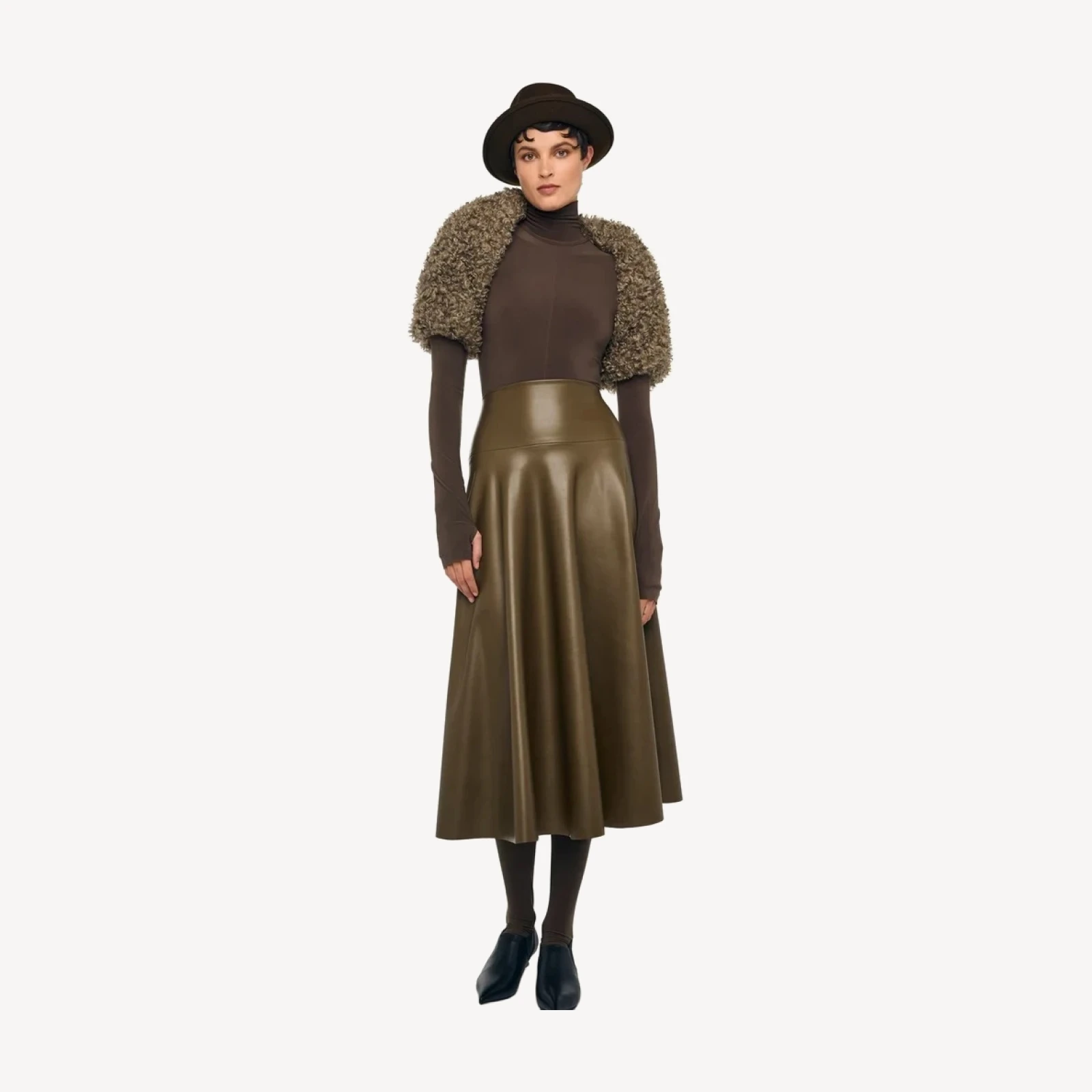 FLARED SKIRT TO MIDCALF