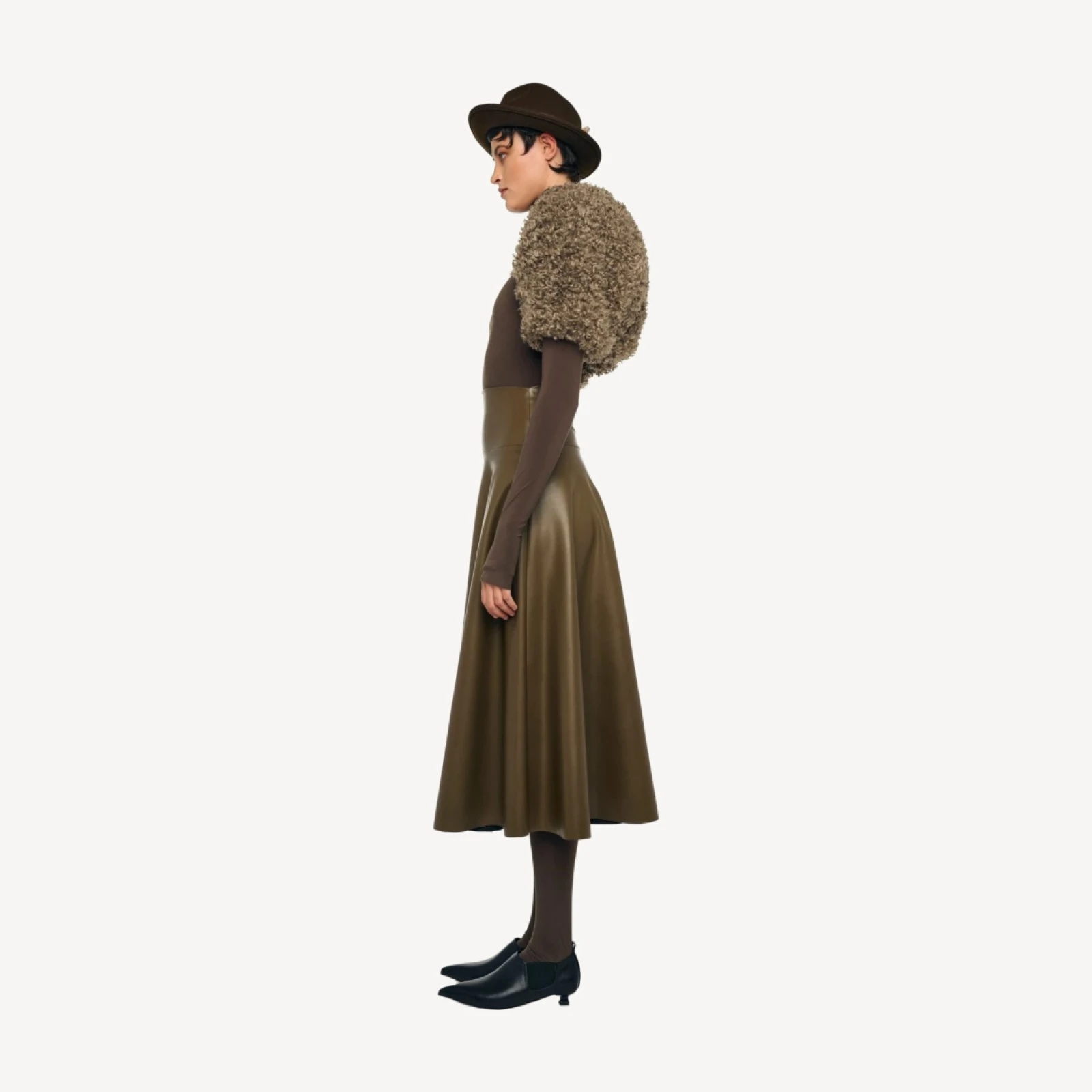 FLARED SKIRT TO MIDCALF