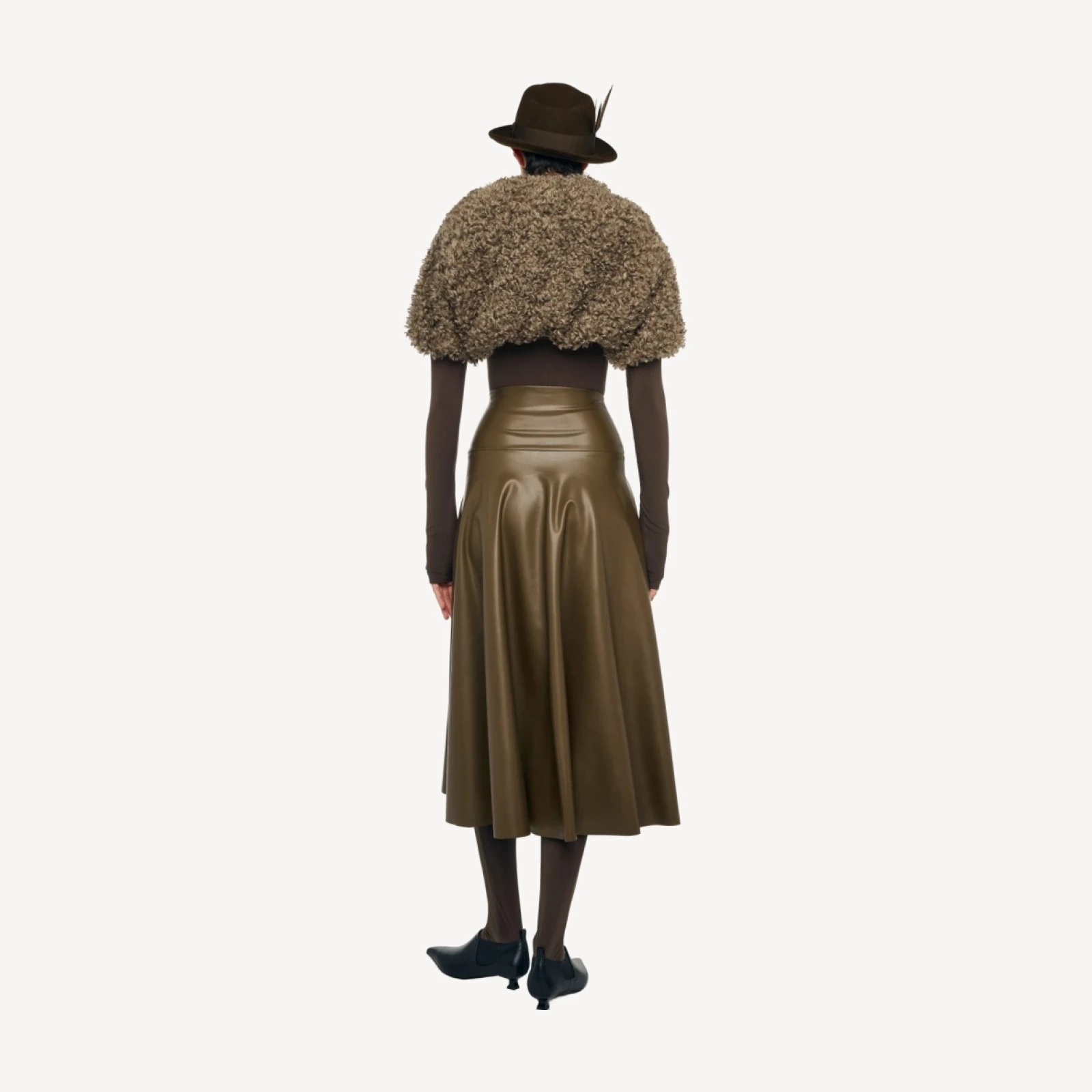 FLARED SKIRT TO MIDCALF