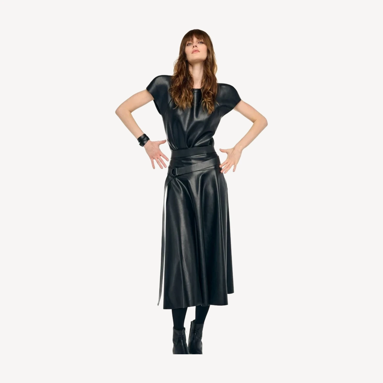 FLARED SKIRT TO MIDCALF