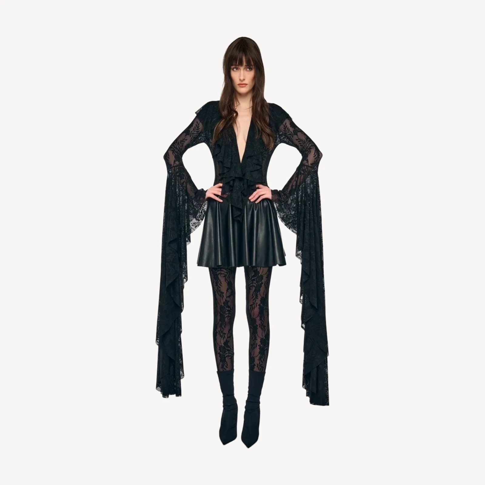 FLARED MINI SKIRT