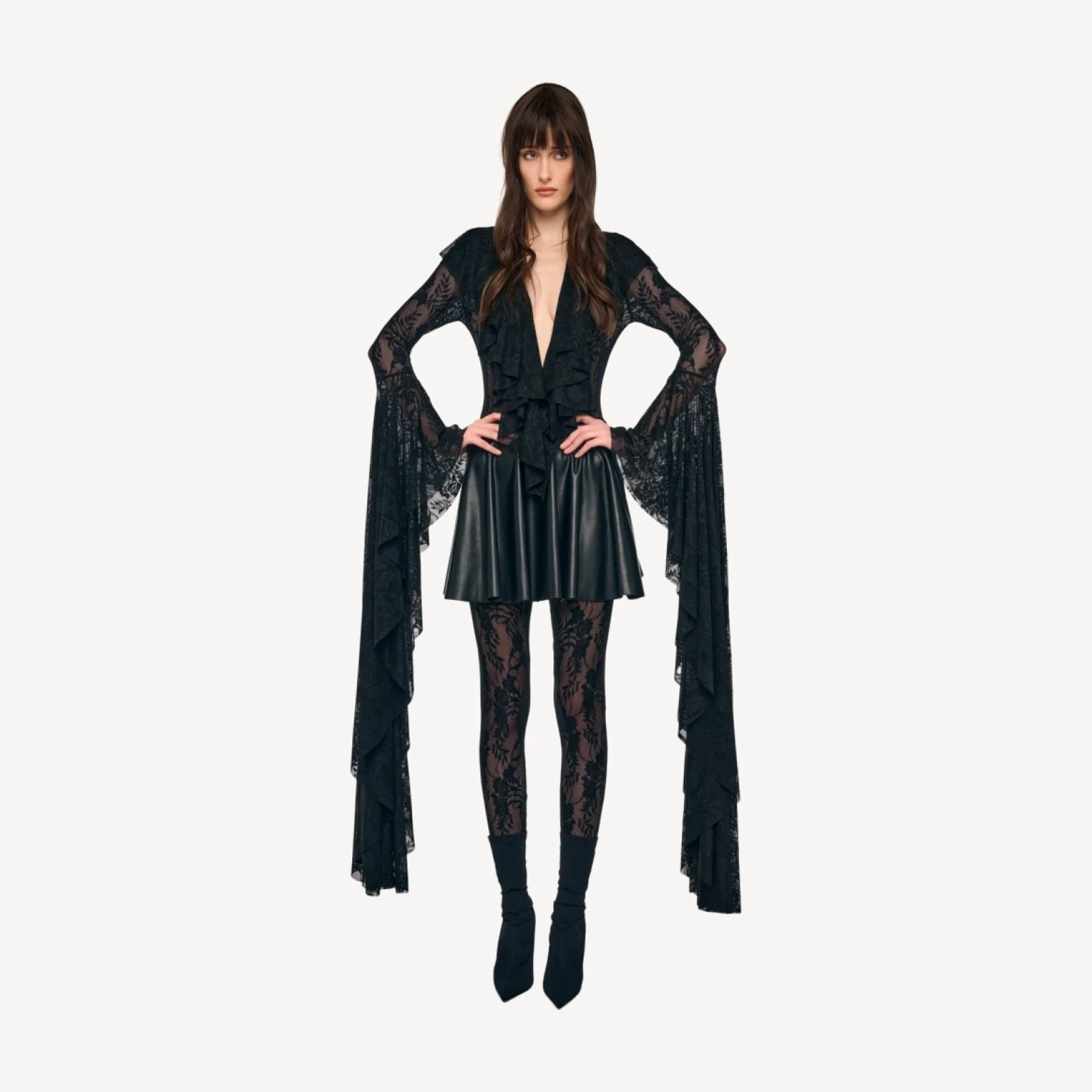 FLARED MINI SKIRT