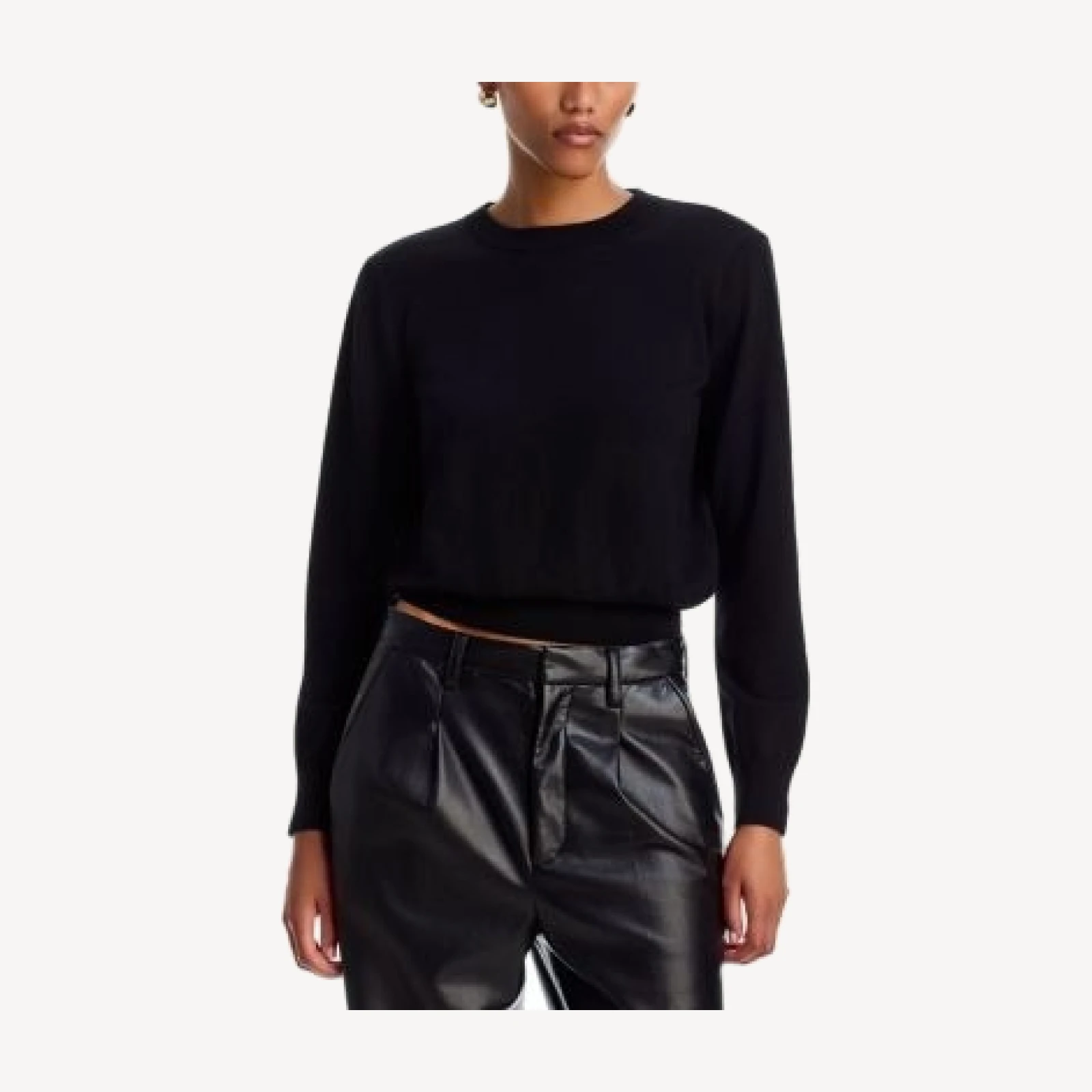 Simkhai Guinevere Merino Wool Crossover Back Sweater