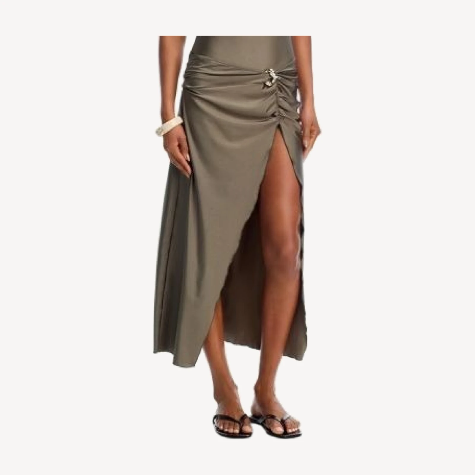 Simkhai Kora Wrap Midi Skirt