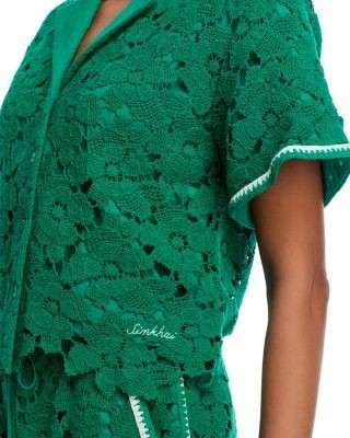 Simkhai Glen Lace Camp Shirt