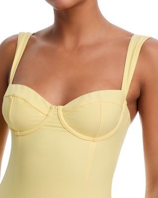 Simkhai Kyle Bustier One Piece Swimsuit
