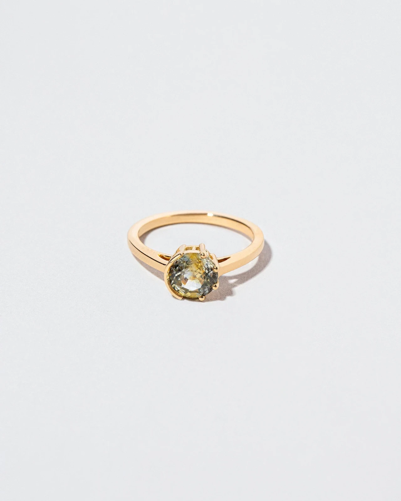 Sun & Moon Ring - Bicolor Yellow Sapphire
