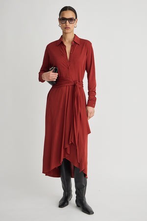 Merce Slinky Wrap Dress