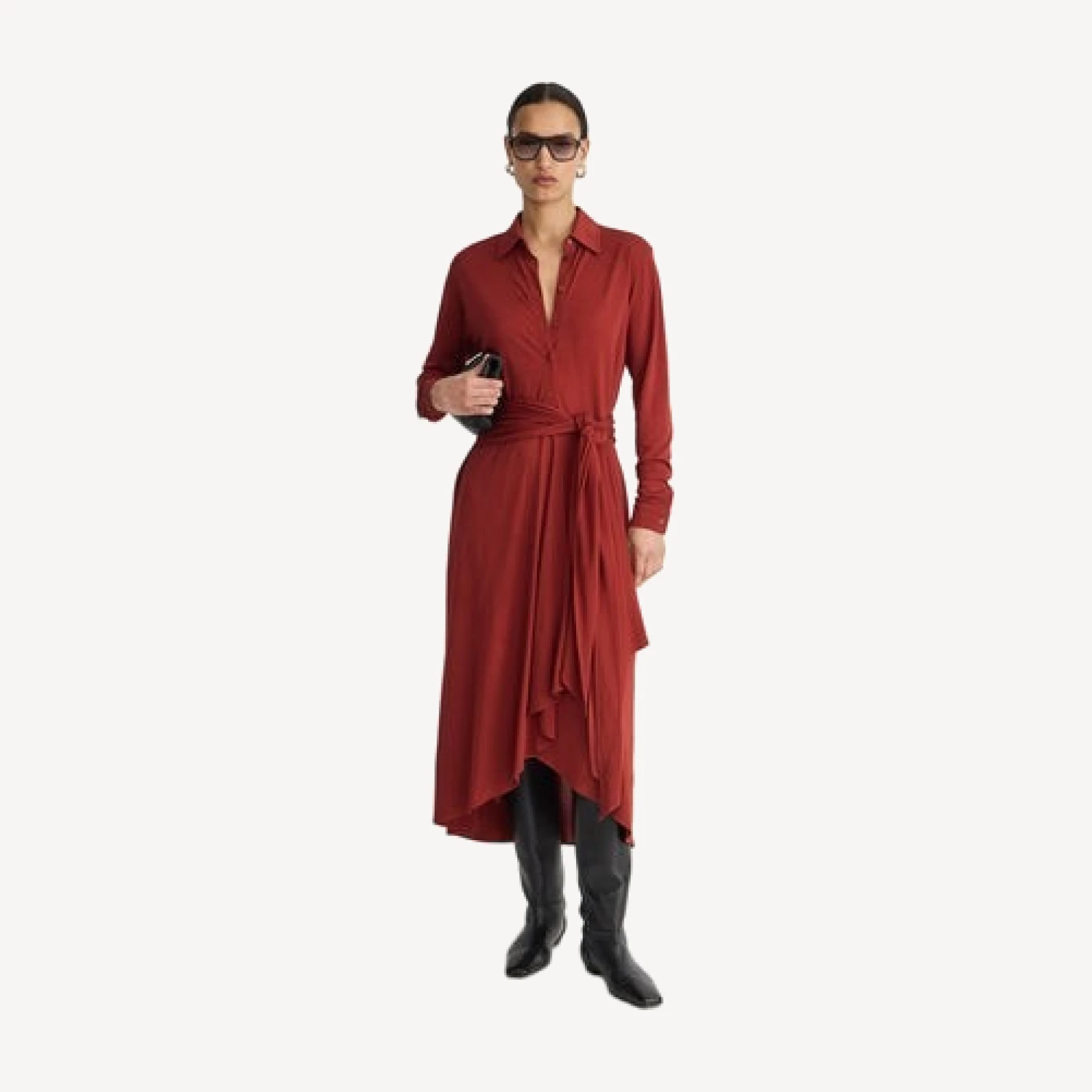 Merce Slinky Wrap Dress