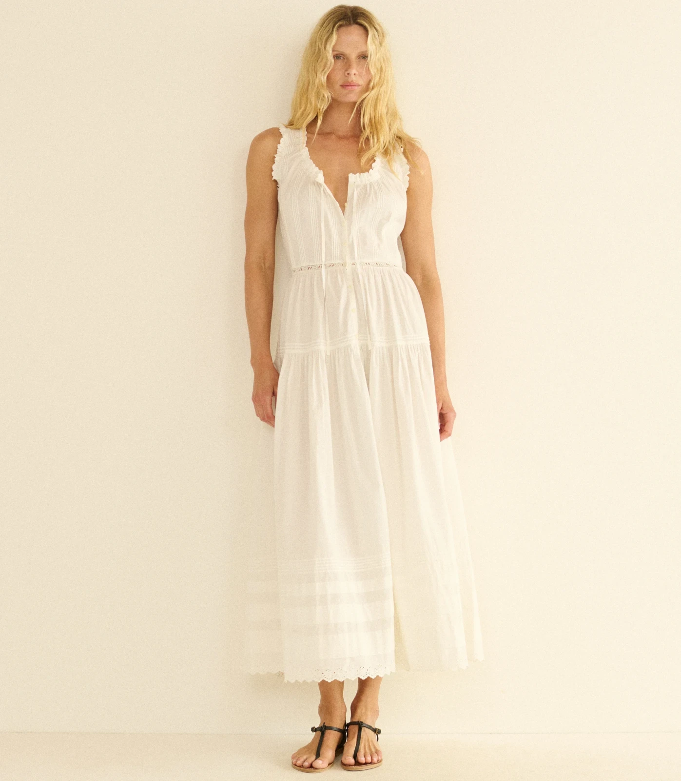 HORTENSE DRESS -- SALT