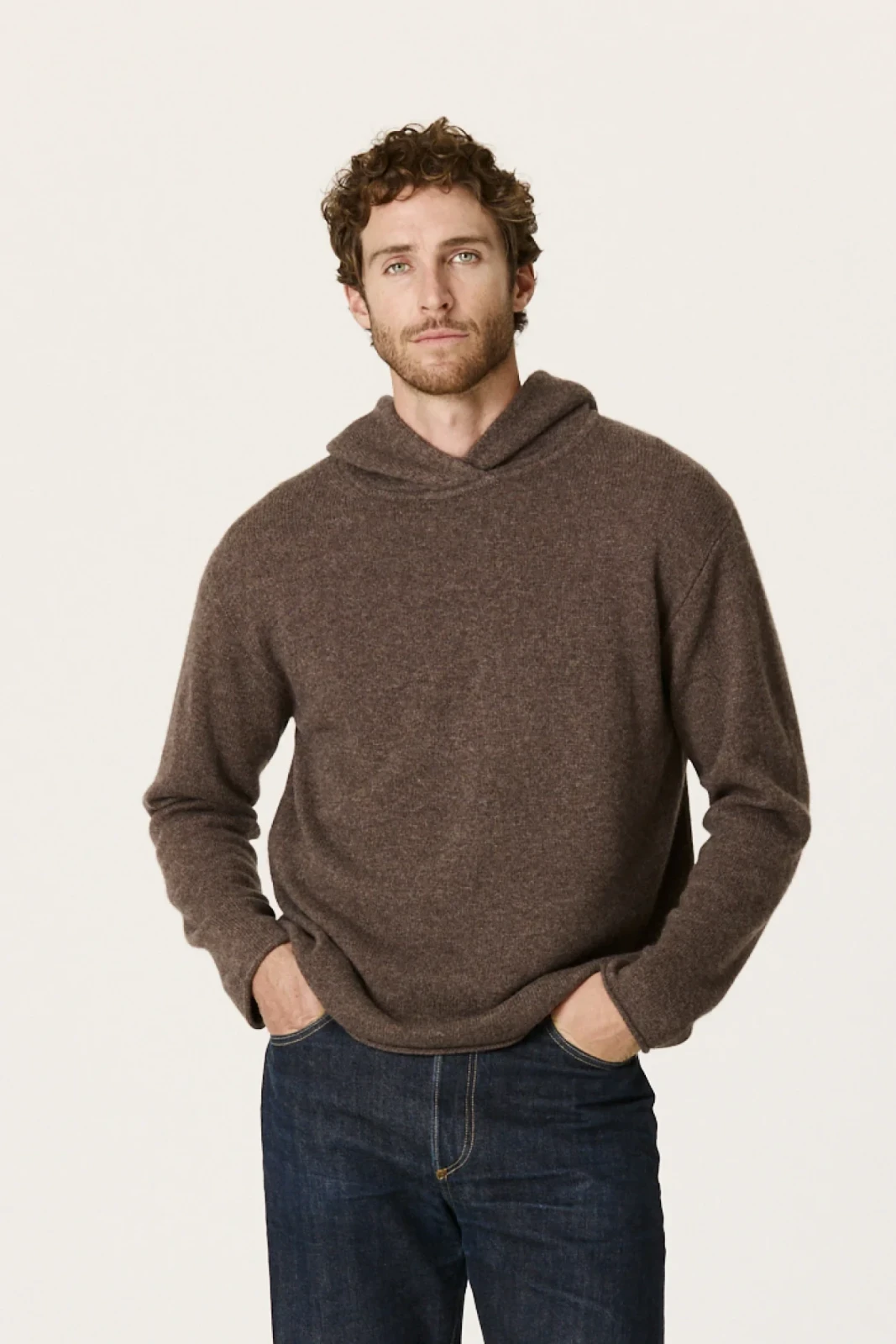 AURELIO CASHMERE HOODIE - KINDLING