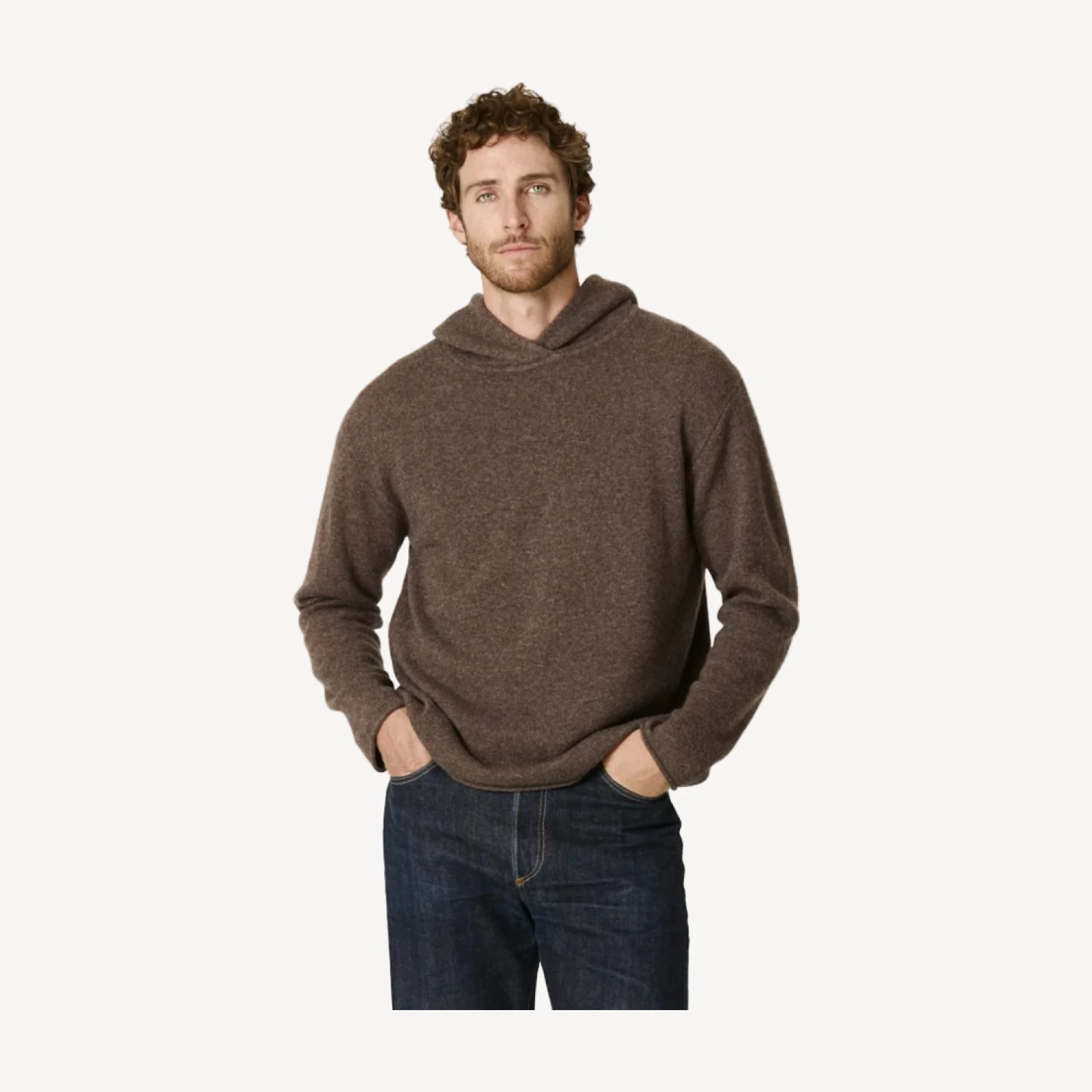 AURELIO CASHMERE HOODIE - KINDLING