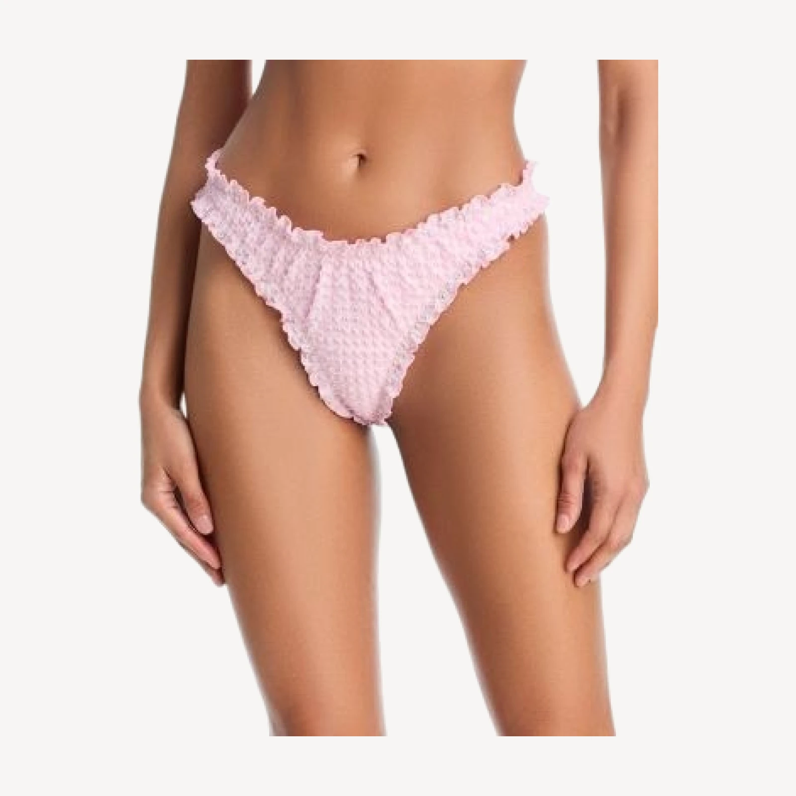 Simkhai Maelie Ruched Bikini Bottom