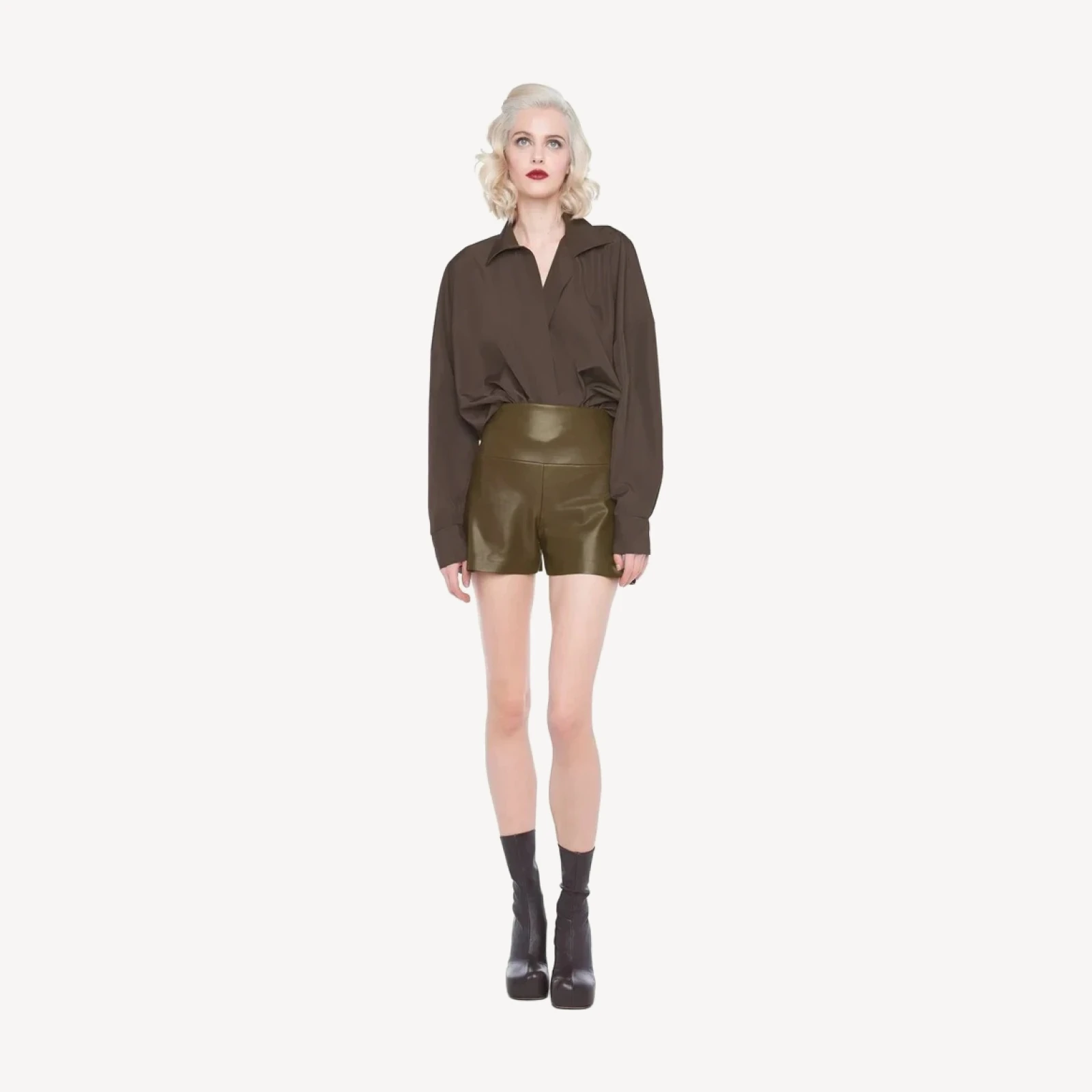 HOODED OVERSIZED NK BODYSUIT
