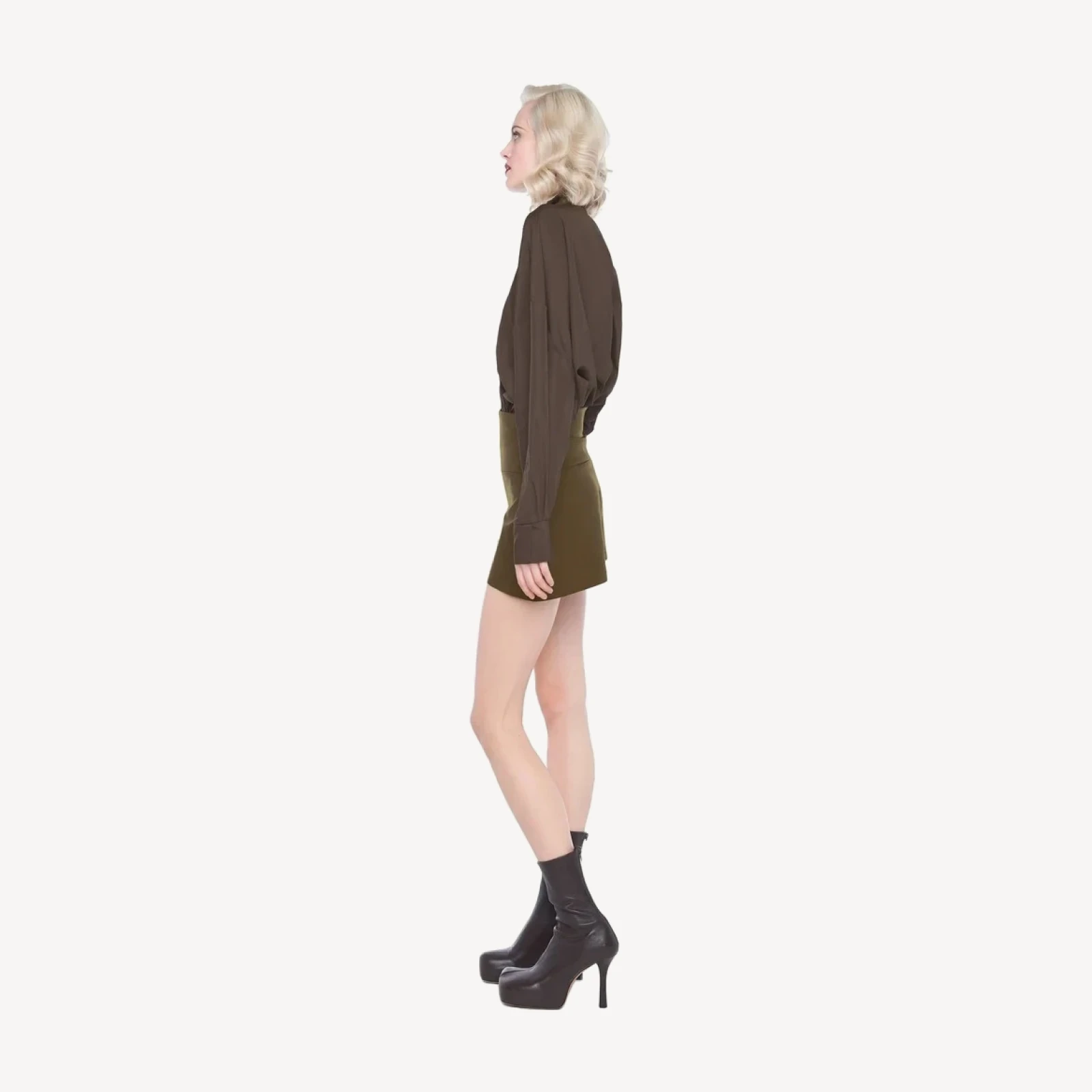HOODED OVERSIZED NK BODYSUIT