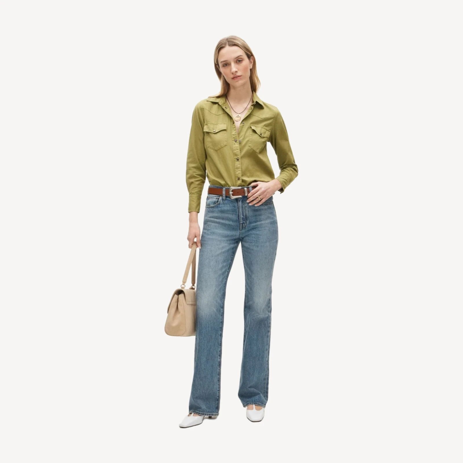 Slim bootcut jean