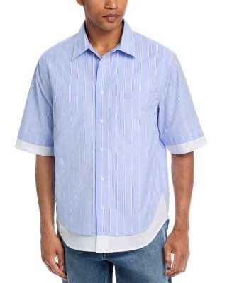 Simkhai Steven Double Layer Stripe Shirt