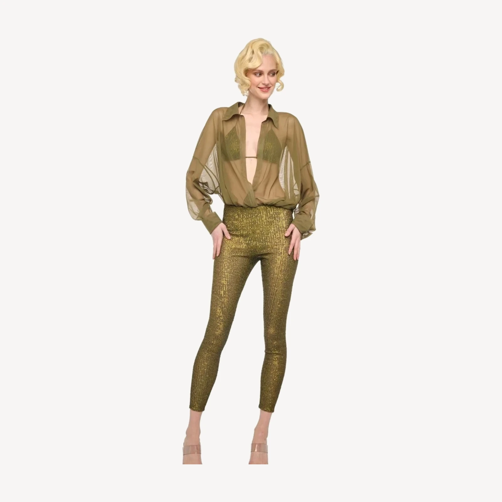 CROPPED LEGGING W/O WAISTBAND