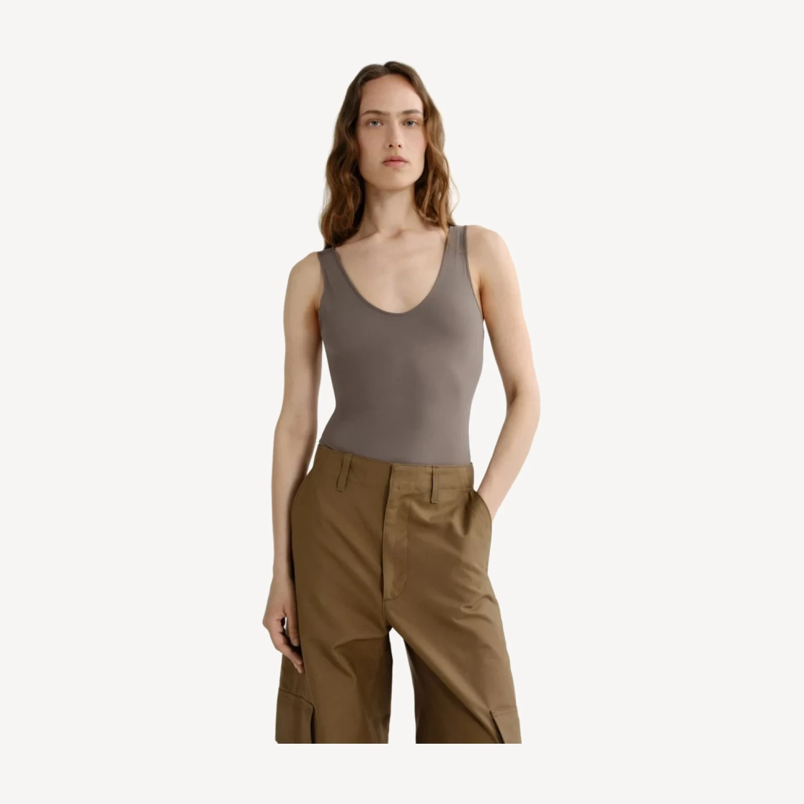 Tora Bodysuit in Mink