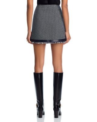 Cinq a Sept Birdseye Tweed Deva Skirt, photo 3