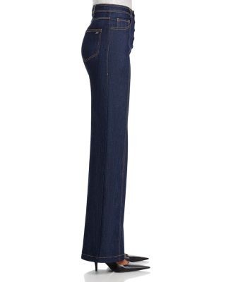 Cinq a Sept Button Front Francine Jeans in Indigo, photo 3