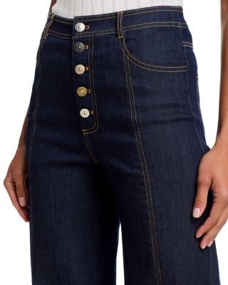 Cinq a Sept Button Front Francine Jeans in Indigo, photo 5