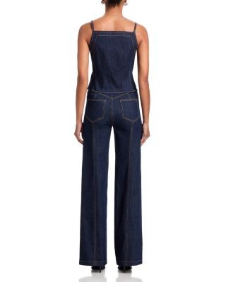 Cinq a Sept Button Front Francine Jeans in Indigo, photo 6