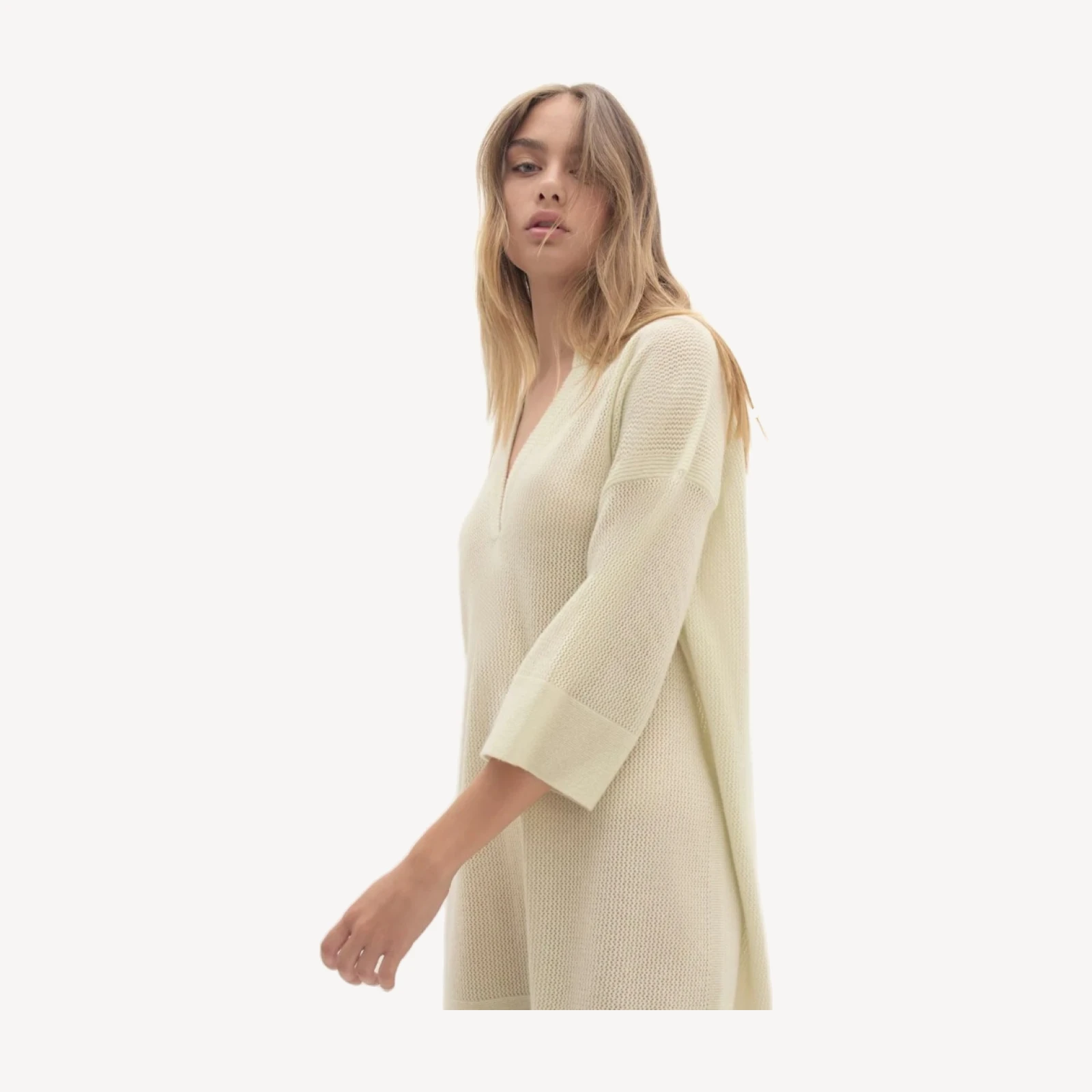 ELOWEN CASHMERE TUNIC - MINT