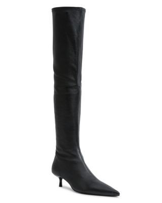 Simkhai Women's Joni Stretch Leather Over-the-Knee Boots