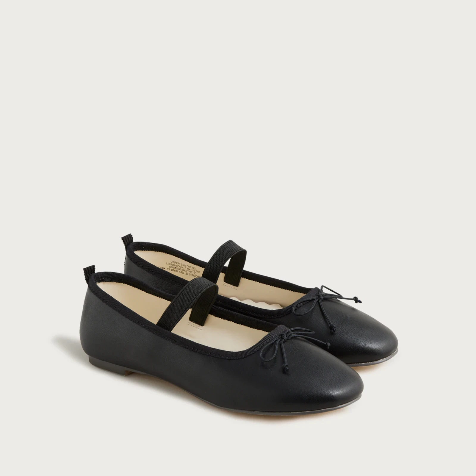 Girls' strappy ballet flats