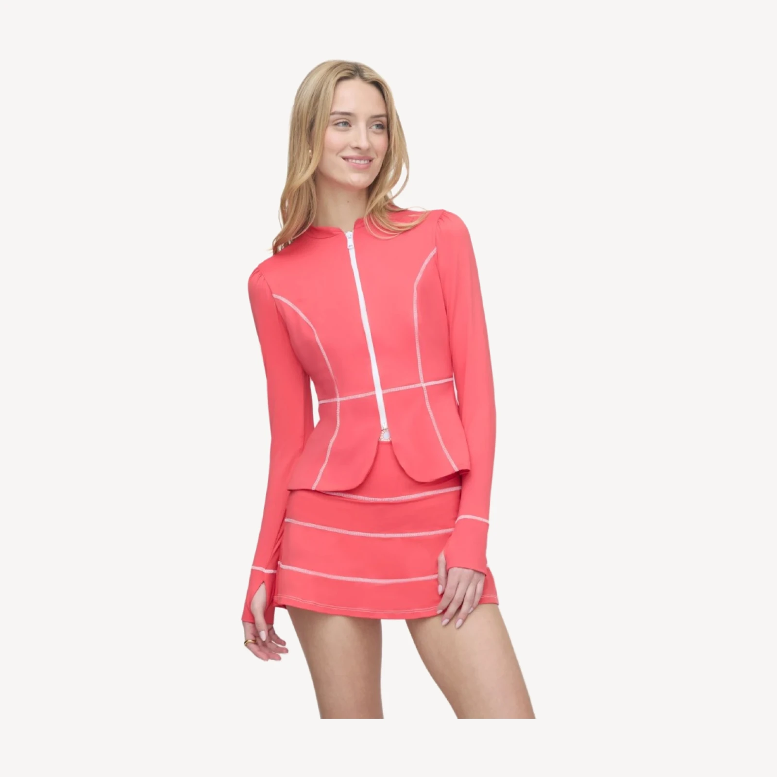 The Alexia Rashguard - Coral
