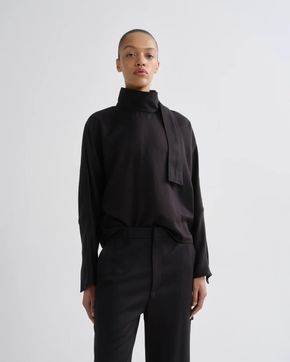 Kembra Top in Charcoal