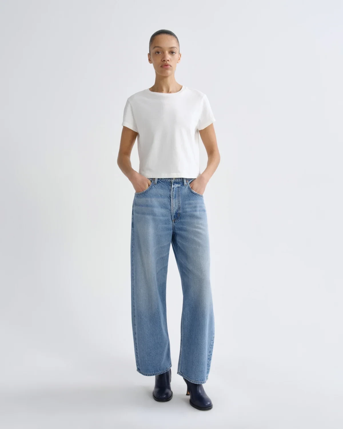 Low Curve Crop Jean (Flyweight) in Chord