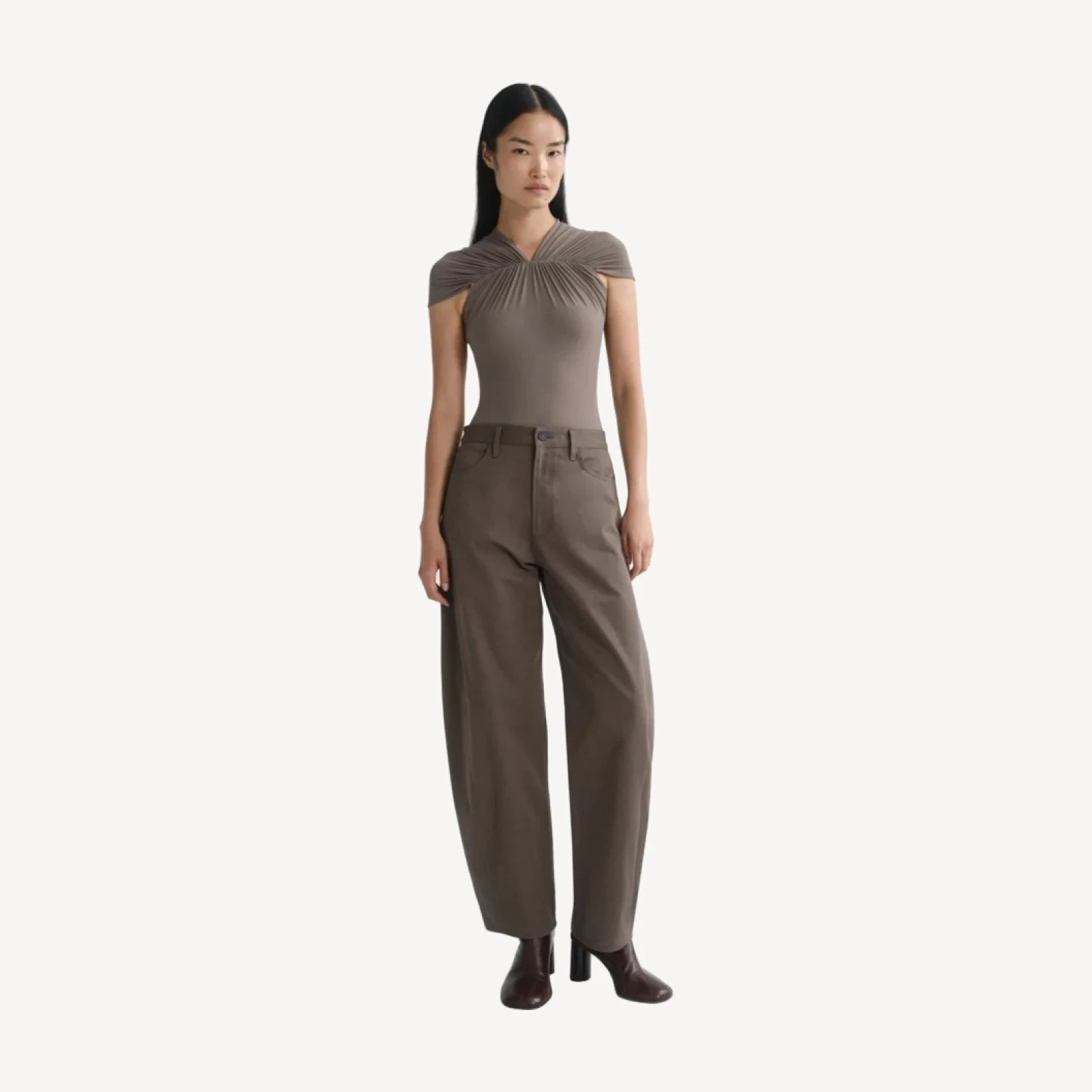 Luna Trouser in Taupe