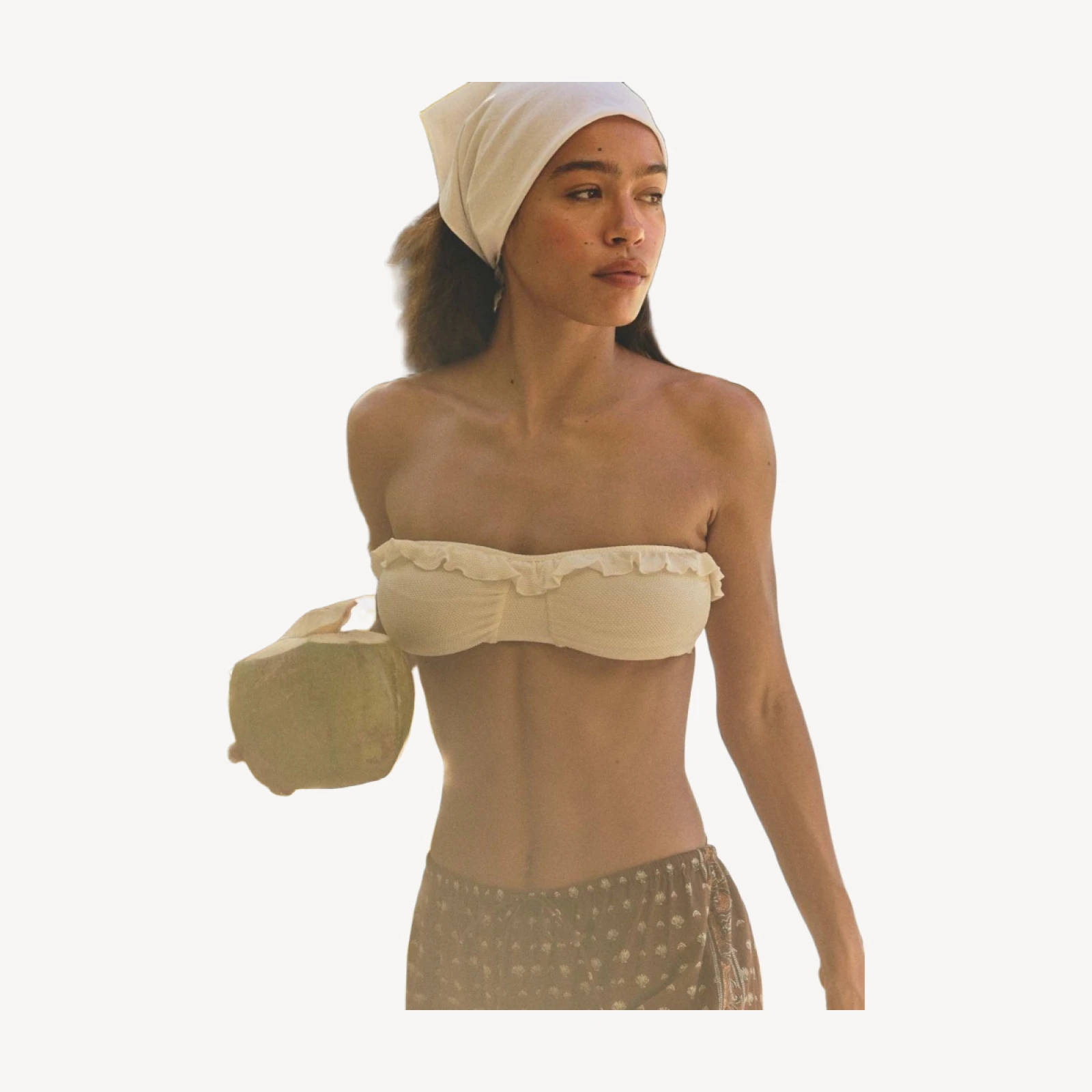 CECE BIKINI TOP -- POWDER