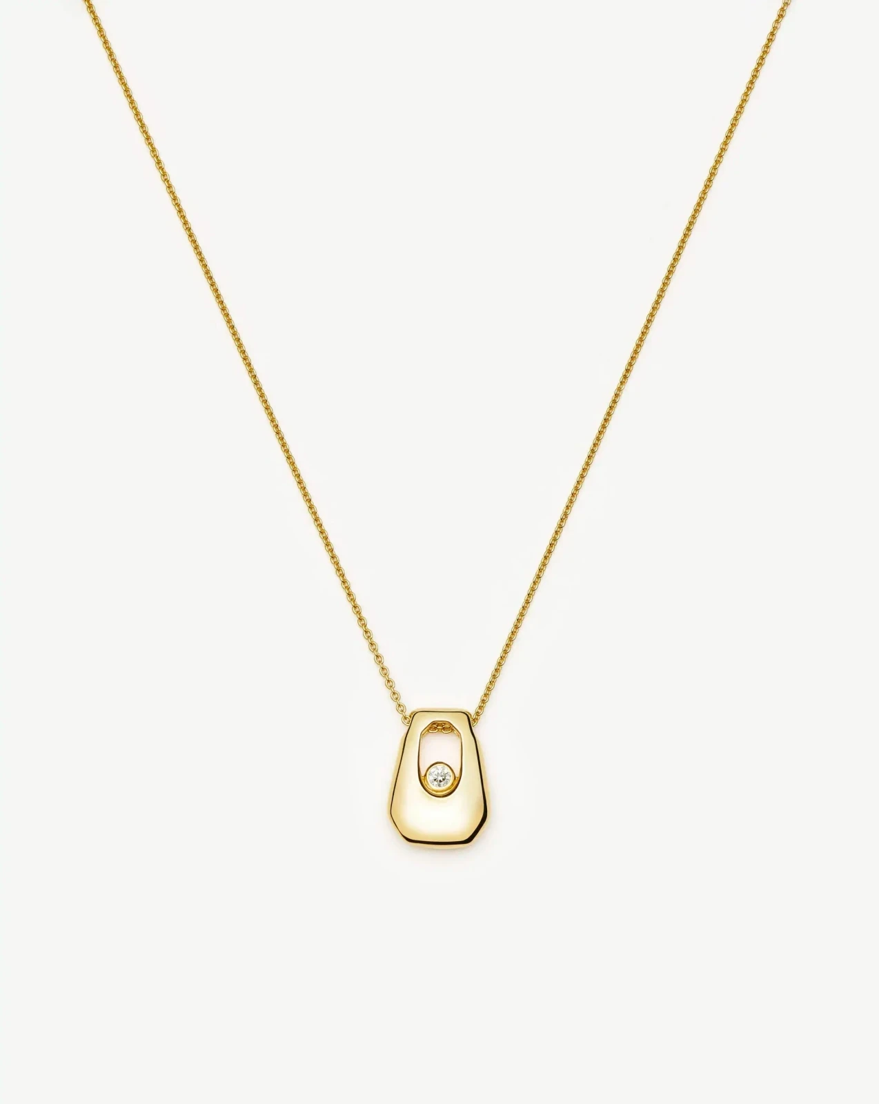 Lucy Williams Arco Pendant Necklace | 18ct Gold Vermeil