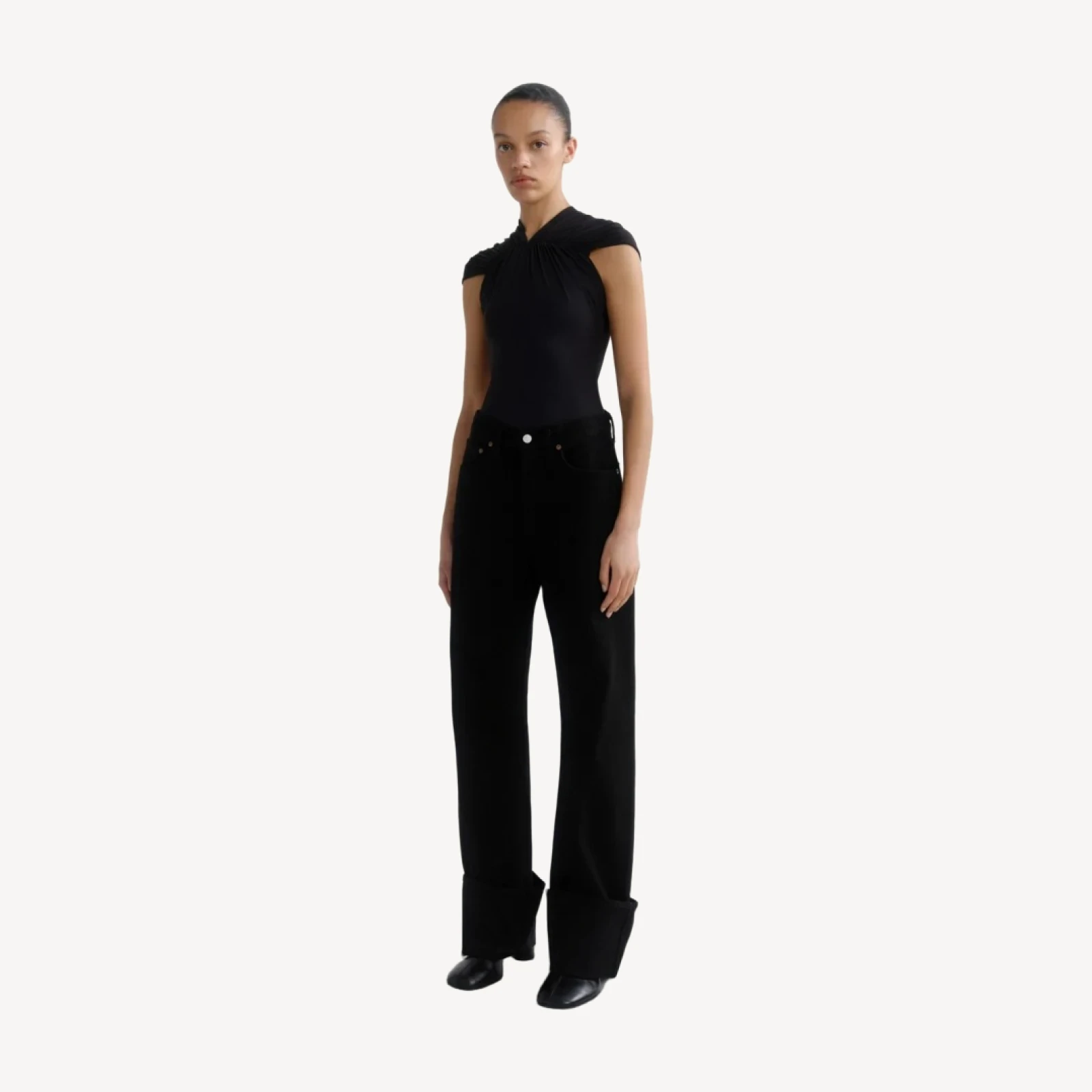 Olympia Bodysuit in Black